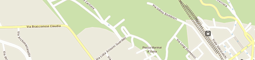 Mappa della impresa pizzeria il grillo a BRACCIANO