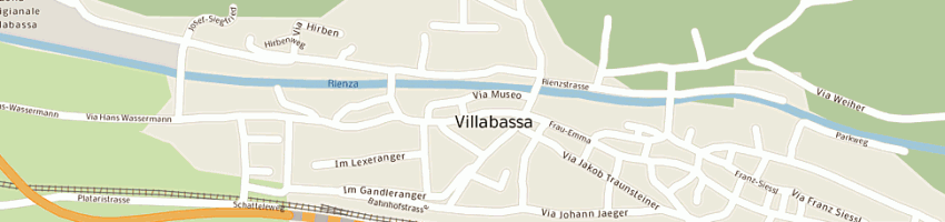 Mappa della impresa pensione goldener stern appartaments a VILLABASSA