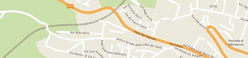 Mappa della impresa linda a VITERBO
