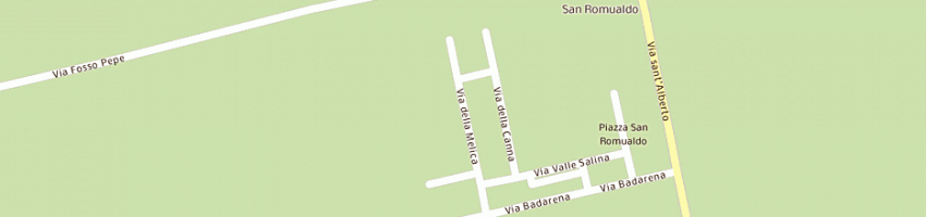 Mappa della impresa piadelli giancarlo e cervi giuseppina sdf a RAVENNA