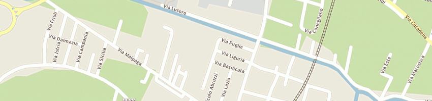 Mappa della impresa franzin paola a MIRA