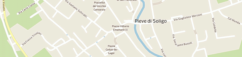 Mappa della impresa masutti serramenti metallici di e silva e c(snc) a PIEVE DI SOLIGO