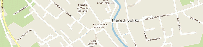 Mappa della impresa centro elaborazione dati di berti adalberto e c sas a PIEVE DI SOLIGO