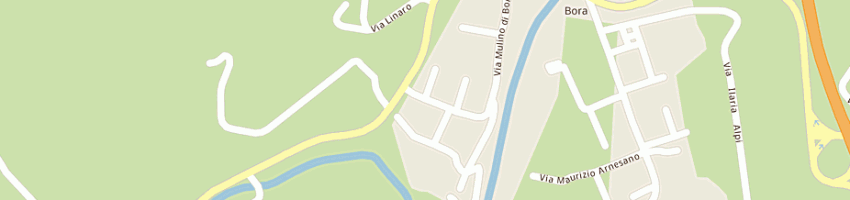 Mappa della impresa pizzeria il grillo di ruscelli elisa a CESENA