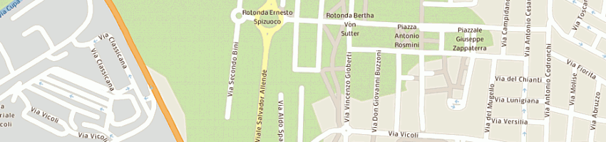 Mappa della impresa bartolini auto srl a RAVENNA