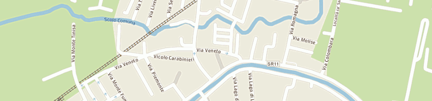 Mappa della impresa carraro antonio eredi (snc) a MIRA