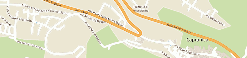 Mappa della impresa lingerie di martina srl a CAPRANICA