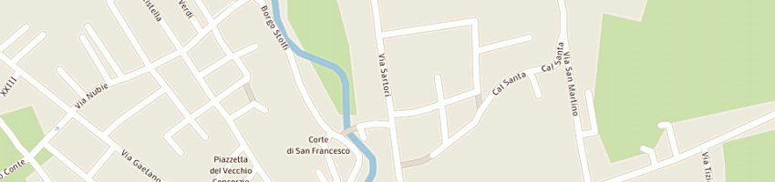 Mappa della impresa bernardi sas di bernardi r e g e c a PIEVE DI SOLIGO