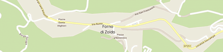 Mappa della impresa costruzioni mosena renato e c snc a FORNO DI ZOLDO
