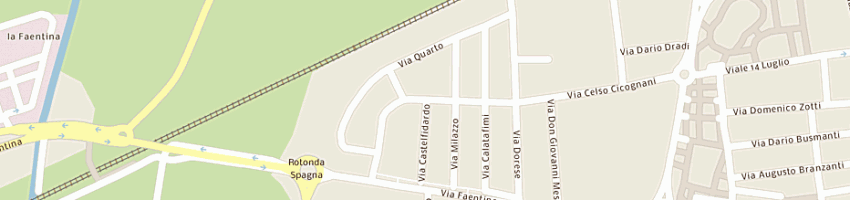 Mappa della impresa silvagni antonio a RAVENNA