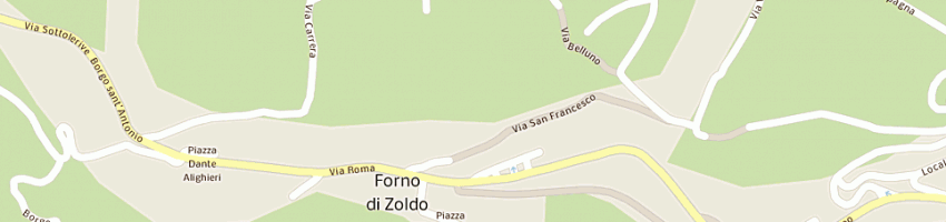 Mappa della impresa zampolli corrado a FORNO DI ZOLDO