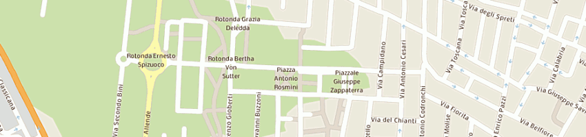 Mappa della impresa lavanderia top clean di reali elvira e renata sdf a RAVENNA