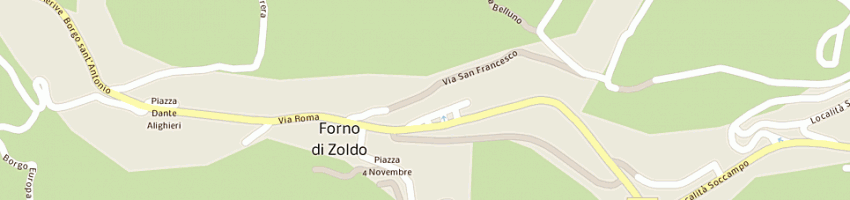 Mappa della impresa banca intesa spa a FORNO DI ZOLDO