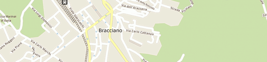 Mappa della impresa corpo forestale dello stato a BRACCIANO