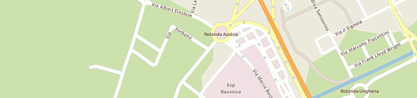 Mappa della impresa eva srl a RAVENNA