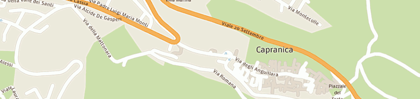 Mappa della impresa cangioli mario a CAPRANICA
