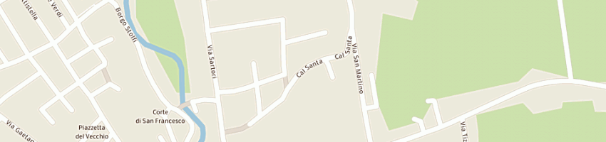 Mappa della impresa congsuore di carita' delle ss bcapitanio e v gerosa a PIEVE DI SOLIGO