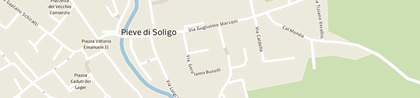 Mappa della impresa cipulat giorgio a PIEVE DI SOLIGO