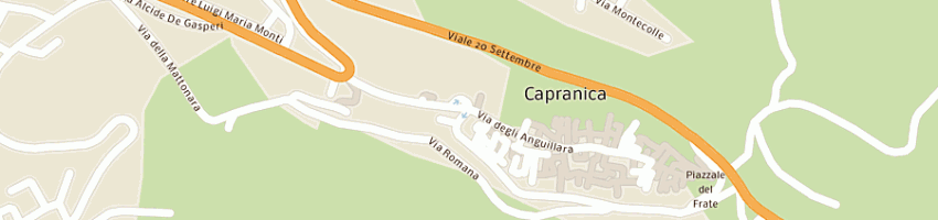 Mappa della impresa calzature edi snc di saraceni e chiarelli a CAPRANICA