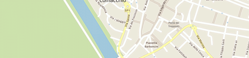Mappa della impresa felletti giovanna a COMACCHIO