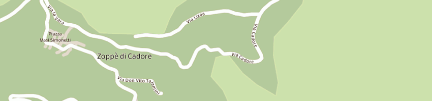 Mappa della impresa comune di zoppe' di cadore a ZOPPE DI CADORE