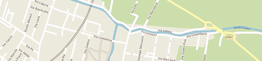 Mappa della impresa levorato denis a MIRA