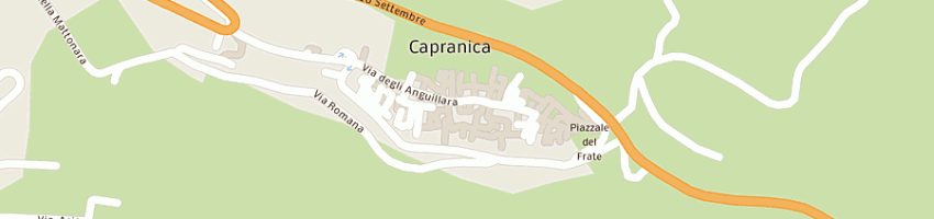 Mappa della impresa associazione culturale juppiter a CAPRANICA