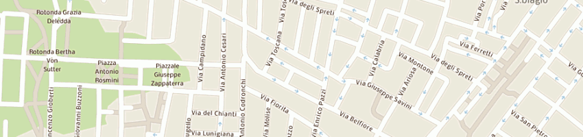 Mappa della impresa noi per voi di magda fabbri e c sas a RAVENNA