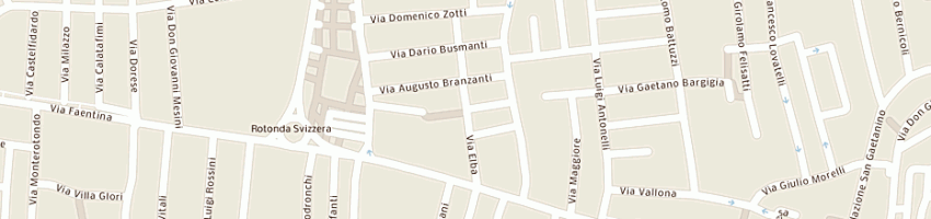 Mappa della impresa pederzoli gianfranco a RAVENNA