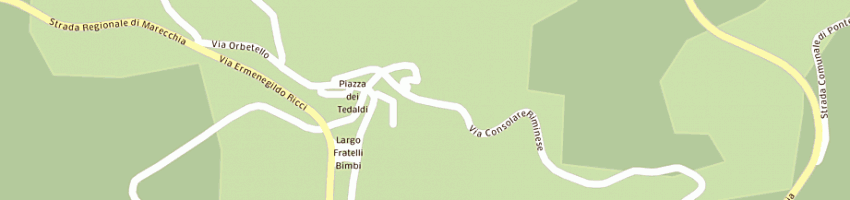 Mappa della impresa elettro tp di paolucci attilio e c sas a BADIA TEDALDA
