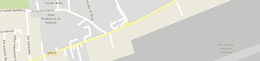 Mappa della impresa ristorante busatto enos a TREVISO