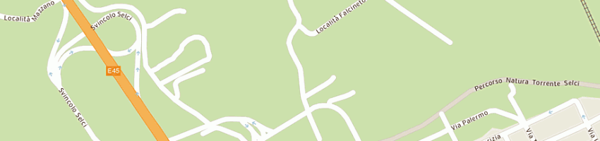 Mappa della impresa elim elettroimpianti sas di urbanelli lucio e c a SAN GIUSTINO