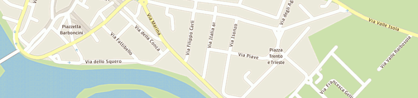 Mappa della impresa carli giuseppe a COMACCHIO