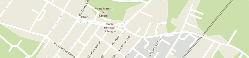 Mappa della impresa gp engineering sas di giorgio pusineri e c a MARTELLAGO