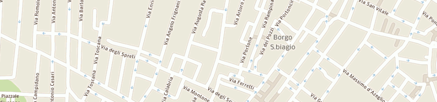 Mappa della impresa pezzoni pierluigi a RAVENNA