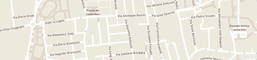 Mappa della impresa bar fizz bar a RAVENNA