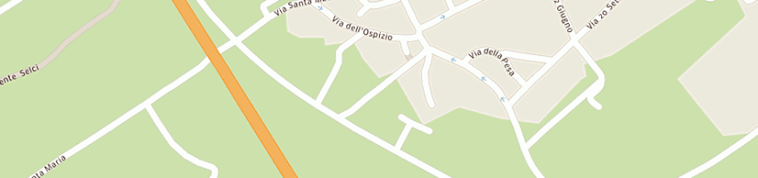 Mappa della impresa confezioni jolly snc di pasquetti mm e c snc a SAN GIUSTINO
