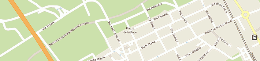 Mappa della impresa pagiotti aldo a PERUGIA