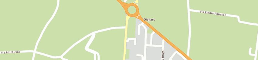 Mappa della impresa buda maurizio a CESENA