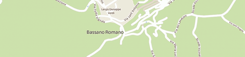 Mappa della impresa bar carloni anna maria a BASSANO ROMANO