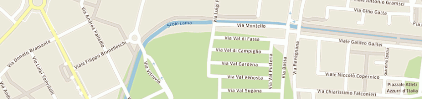 Mappa della impresa campori maria paola a RAVENNA