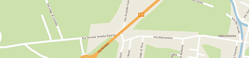Mappa della impresa autofficina romea a MIRA