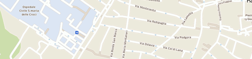 Mappa della impresa caffe' ravenna a RAVENNA