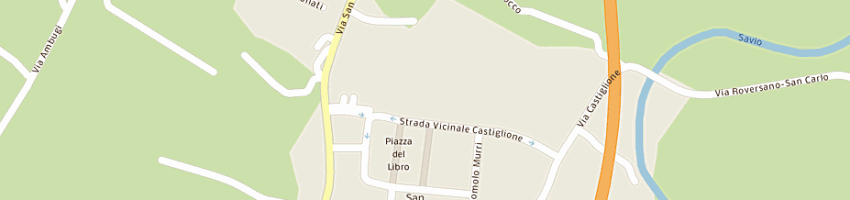 Mappa della impresa baldini e castellani (snc) a CESENA
