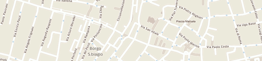 Mappa della impresa valeriani adriano a RAVENNA