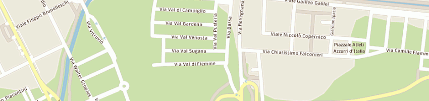 Mappa della impresa spighi franco a RAVENNA