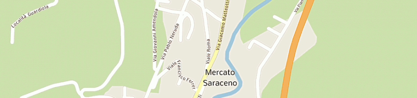 Mappa della impresa consorzio di bonifica savio e rubicone a MERCATO SARACENO