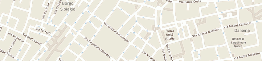 Mappa della impresa antonellini clio a RAVENNA