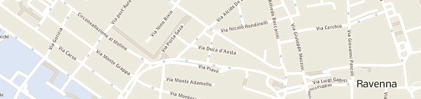 Mappa della impresa marichem srl a RAVENNA
