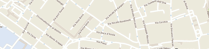 Mappa della impresa sar co di minghetti giovanna societa' in nome collettivo a RAVENNA